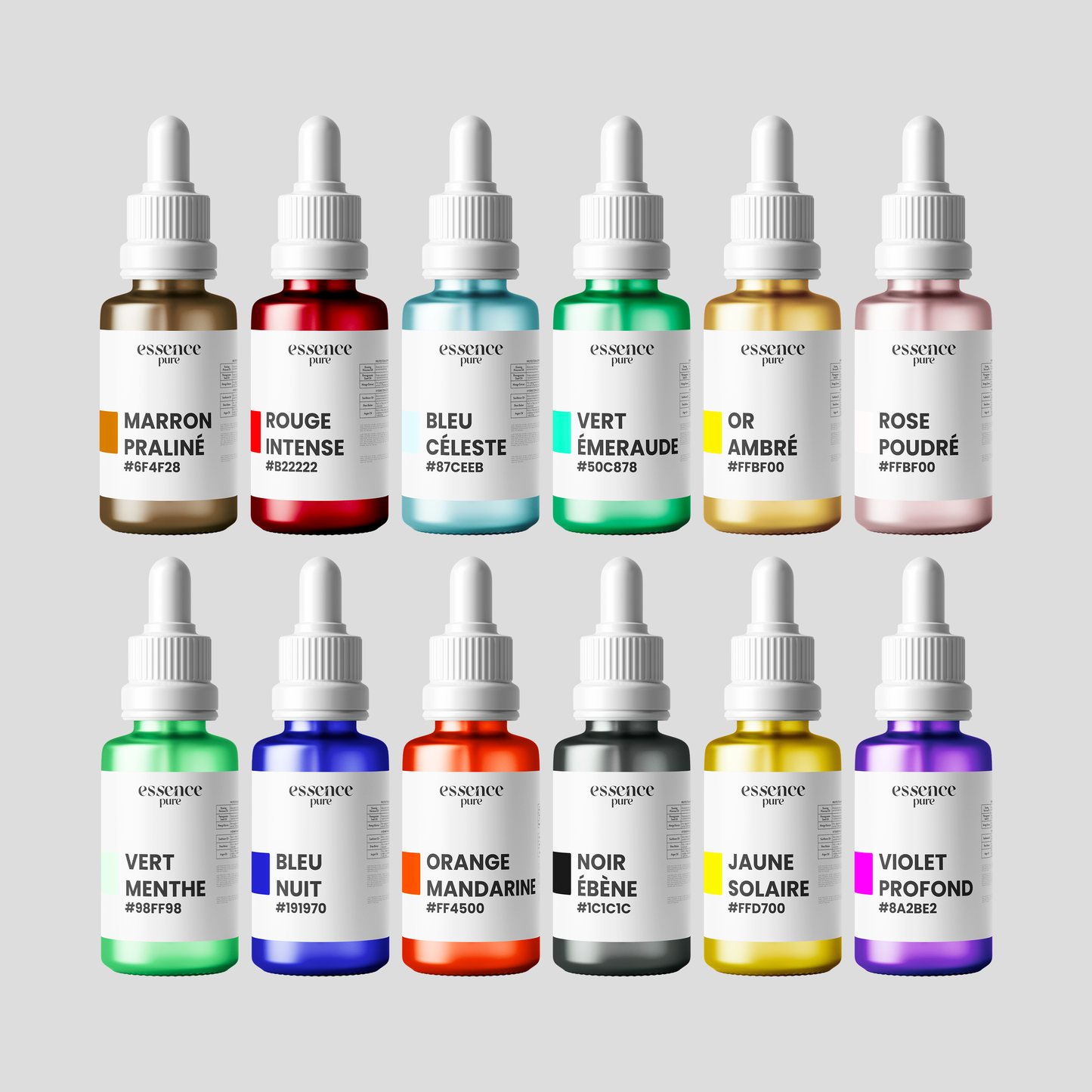 Colorant pour Parfum – Unité (12 teintes au choix) 10ml